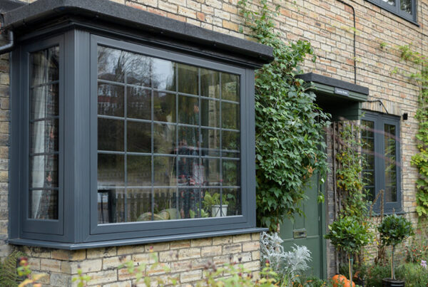 Replacement windows in Anthracite Grey