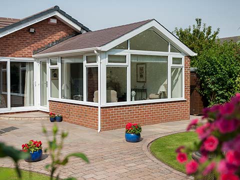 Solid Tiled Roof Replacement Conservatory